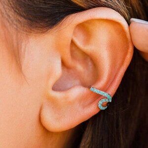 Pura Vida Stone Wave Ear Cuff